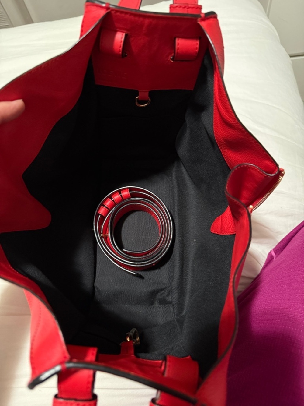 LOEWE
Calfskin Small Hammock Shoulder
Bag Scarlet Red - Picture 10 of 14